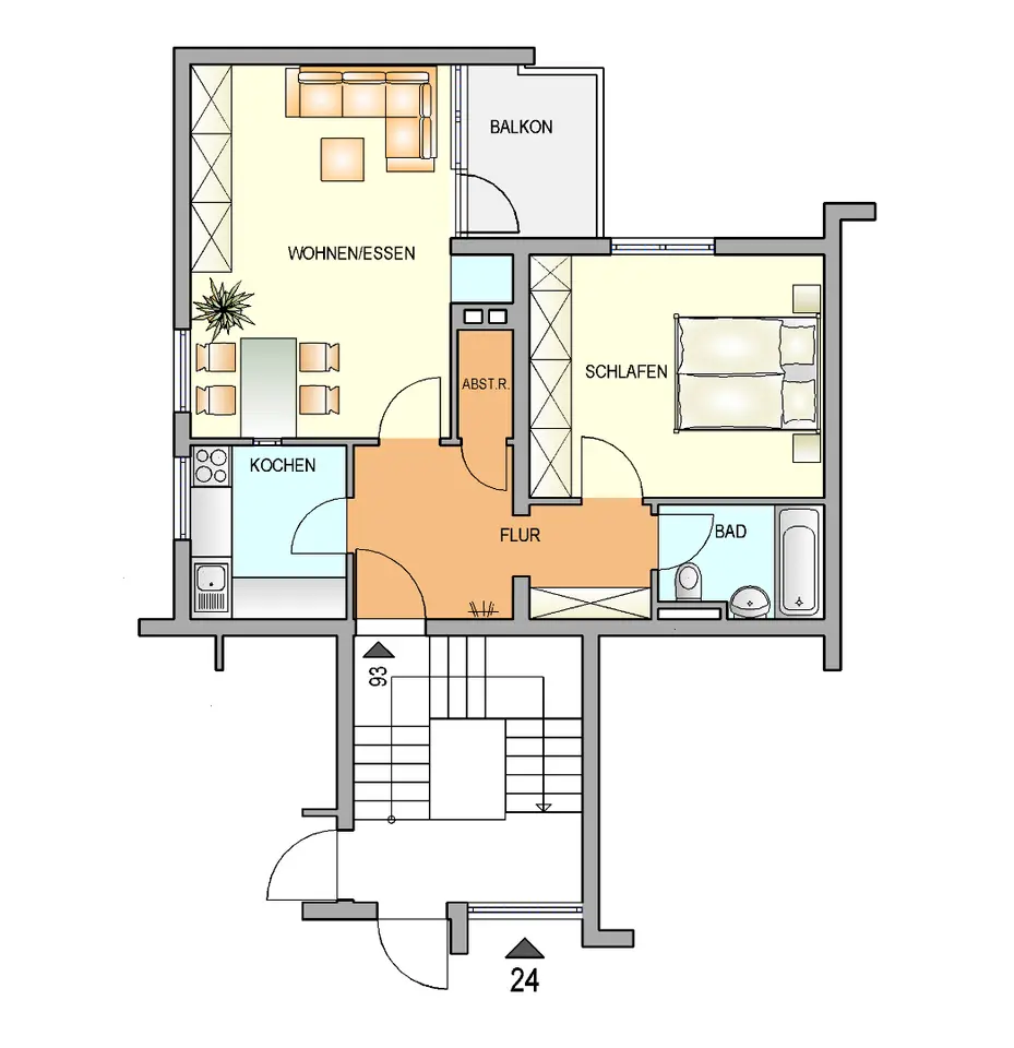 2 Zimmer Wohnung mit 56 m² in Remscheid – Bild 5