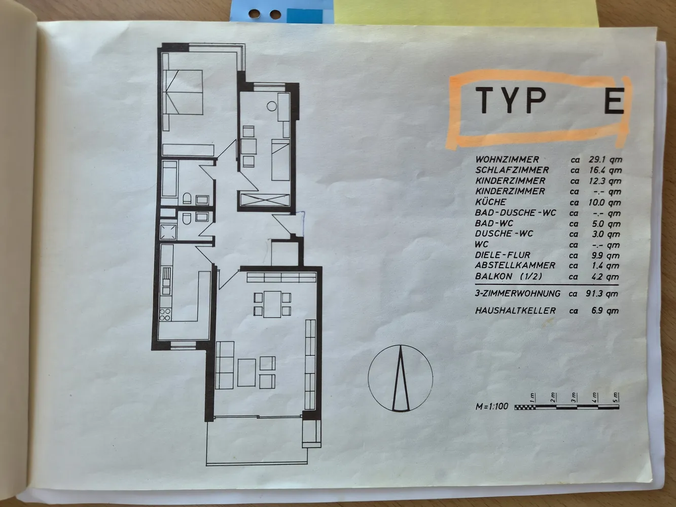 4 Zimmer Wohnung mit 91 m² in Essen – Bild 2