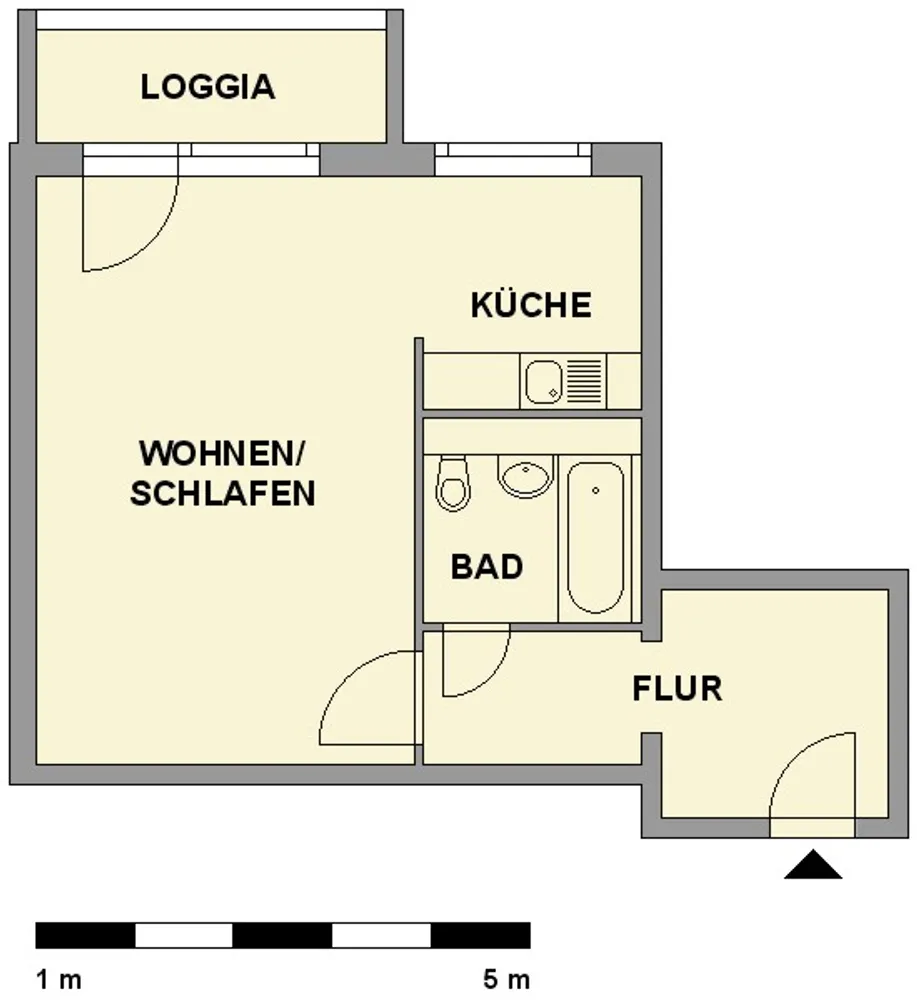1 Zimmer Wohnung mit 41 m² in Chemnitz – Bild 5