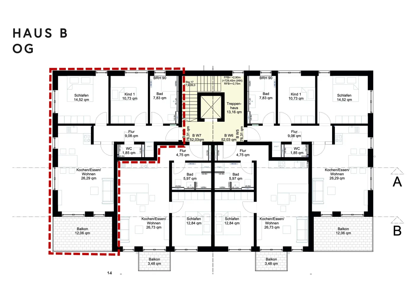 3 Zimmer Wohnung mit 76 m² in Kempten (Allgäu) – Bild 3