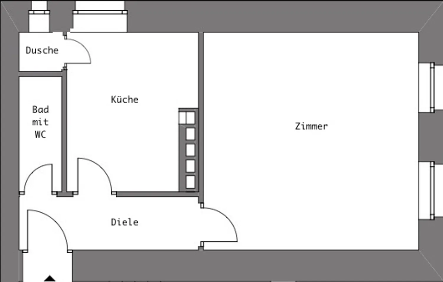 1 room apartment with 42 m² in Berlin – Photo 3
