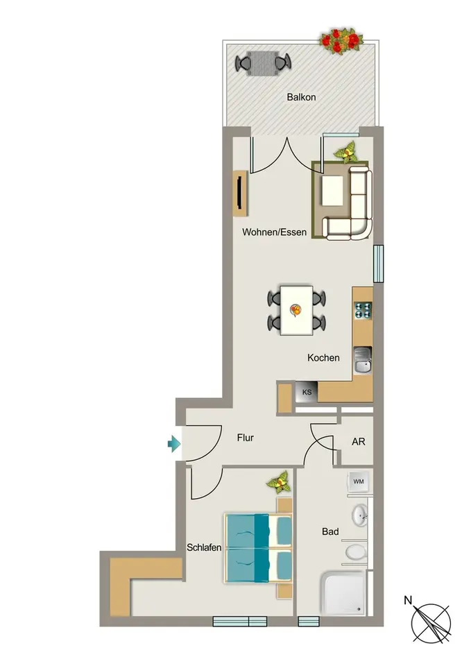 2 Zimmer Wohnung mit 66 m² in Bochum – Bild 5