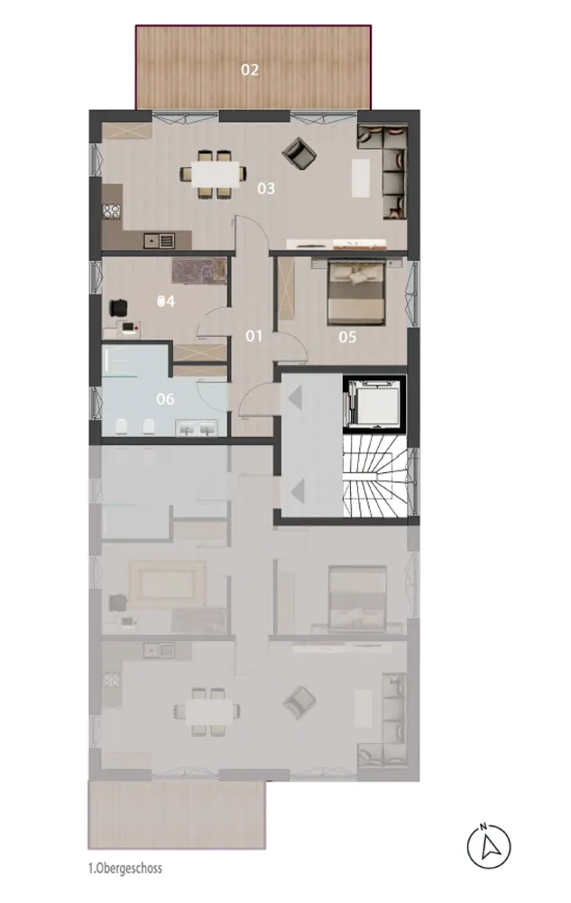 3 Zimmer Wohnung mit 84 m² in Heidelberg – Bild 2