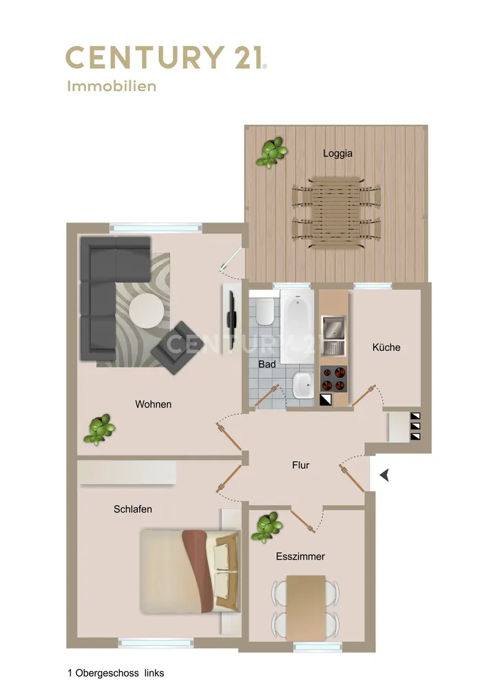 3 Zimmer Wohnung mit 64 m² in Essen – Bild 11