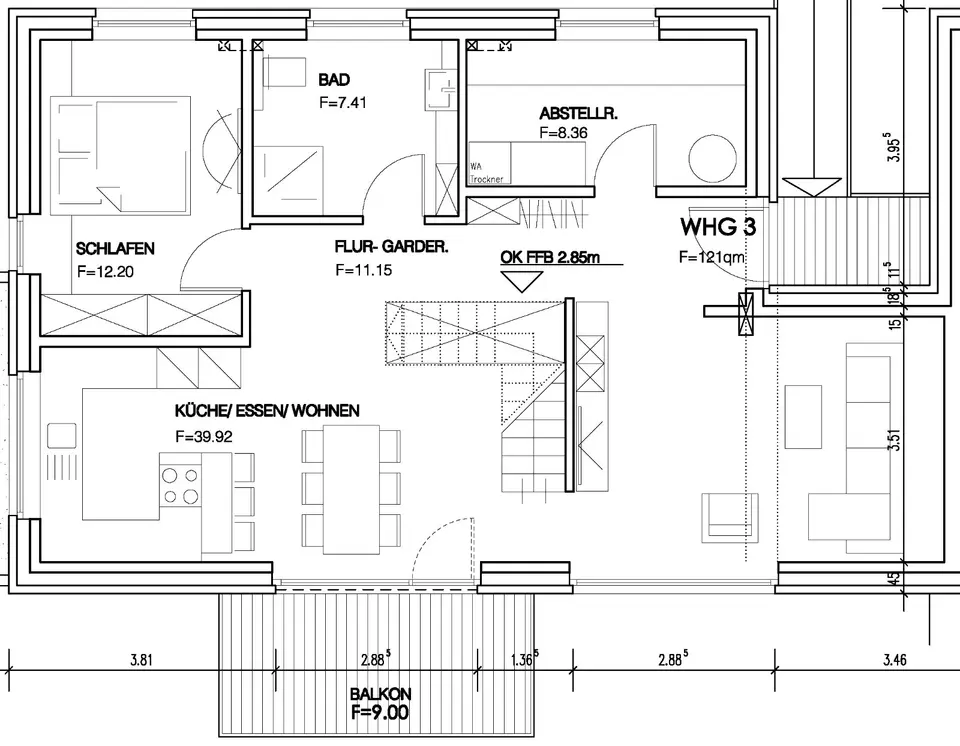 4 Zimmer Wohnung mit 126 m² in Emsdetten – Bild 5