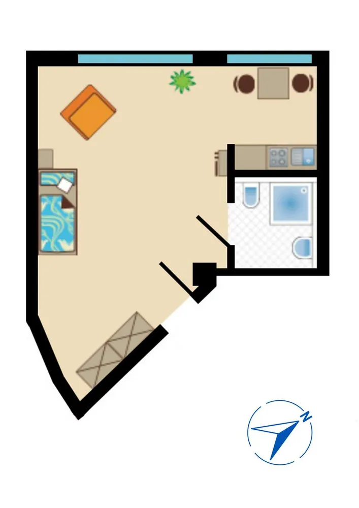 1 Zimmer Wohnung mit 35 m² in Leipzig – Bild 10