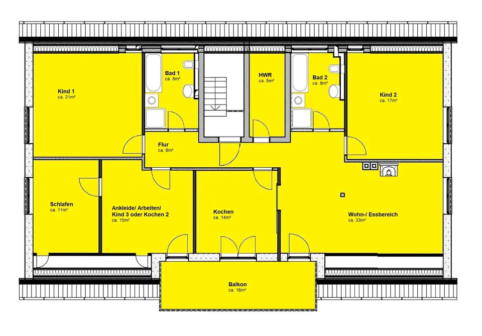 5 Zimmer Wohnung mit 144 m² in Wismar – Bild 5