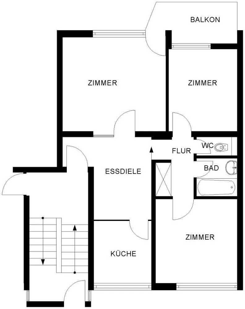 3 Zimmer Wohnung mit 74 m² in Bochum – Bild 4