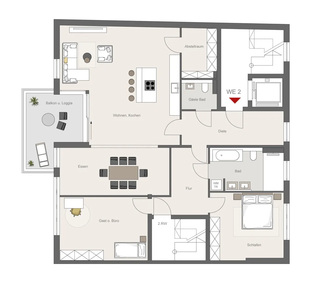 3 Zimmer Wohnung mit 149 m² in Hilden – Bild 11