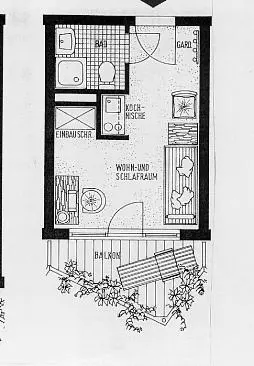 Studio mit 20 m² in Gießen – Bild 8