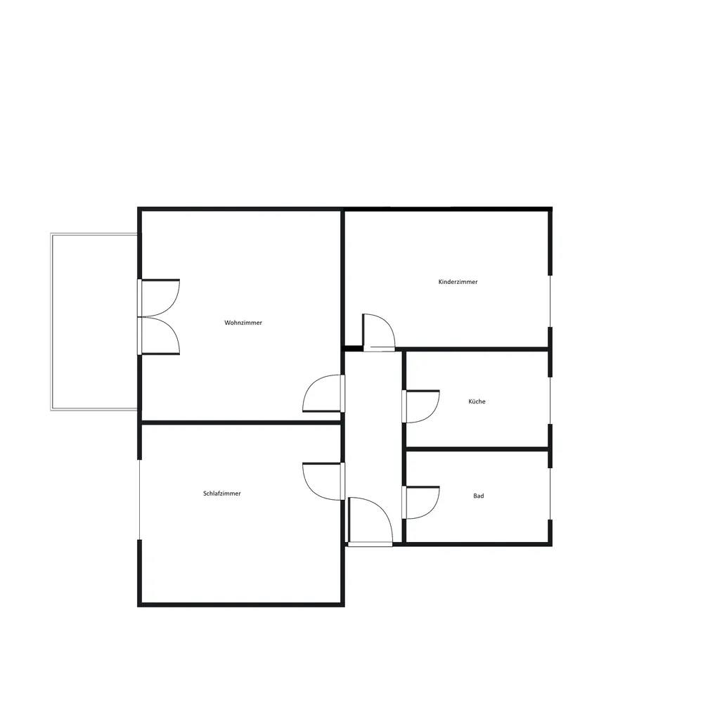 3 Zimmer Wohnung mit 65 m² in Augsburg – Bild 2
