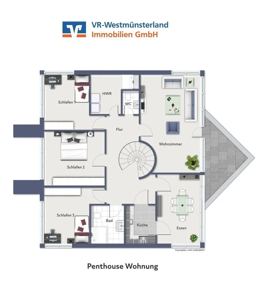 5 Zimmer Wohnung mit 120 m² in Borken – Bild 7