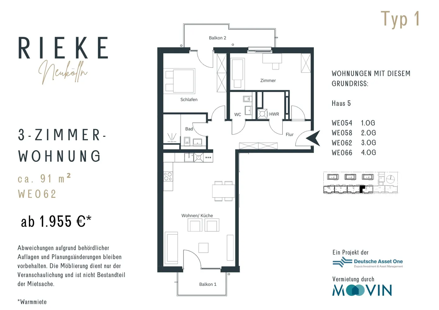 3 Zimmer Wohnung mit 91 m² in Berlin – Bild 12