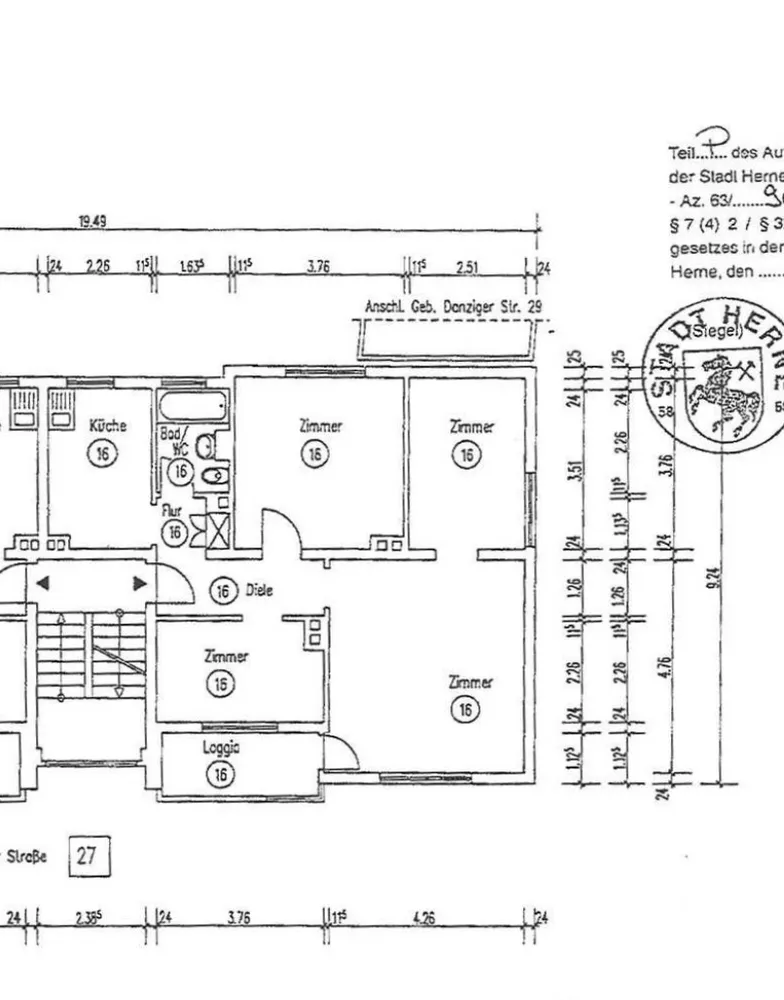 3 Zimmer Wohnung mit 72 m² in Herne – Bild 7
