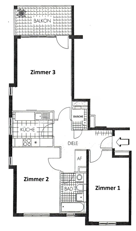 WG-Zimmer mit 14 m² in Frankfurt am Main – Bild 6