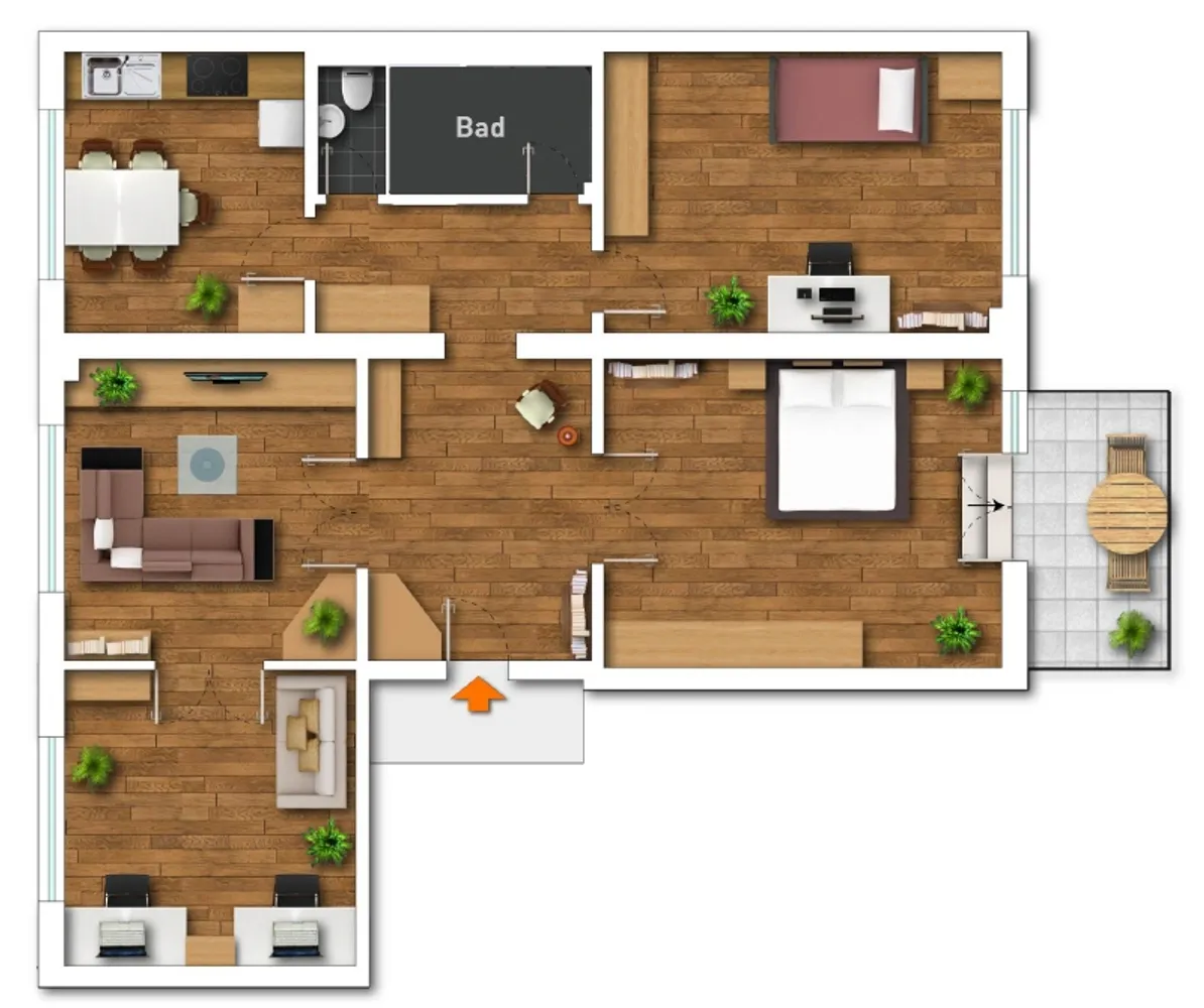 4 Zimmer Wohnung mit 105 m² in Dresden – Bild 5