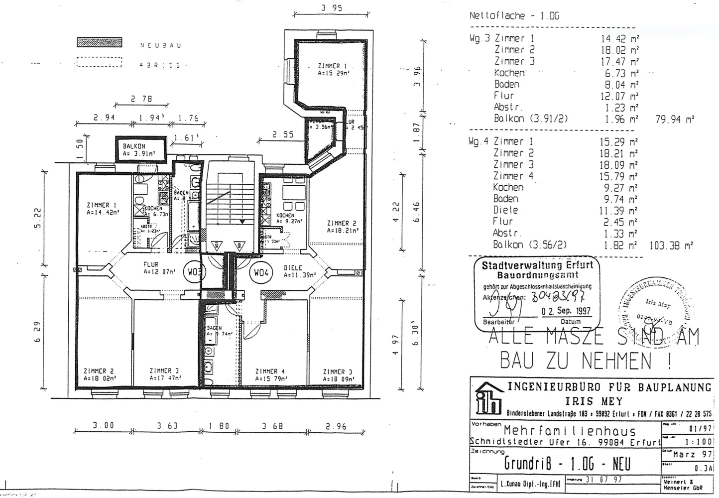 3 Zimmer Wohnung mit 81 m² in Erfurt – Bild 9
