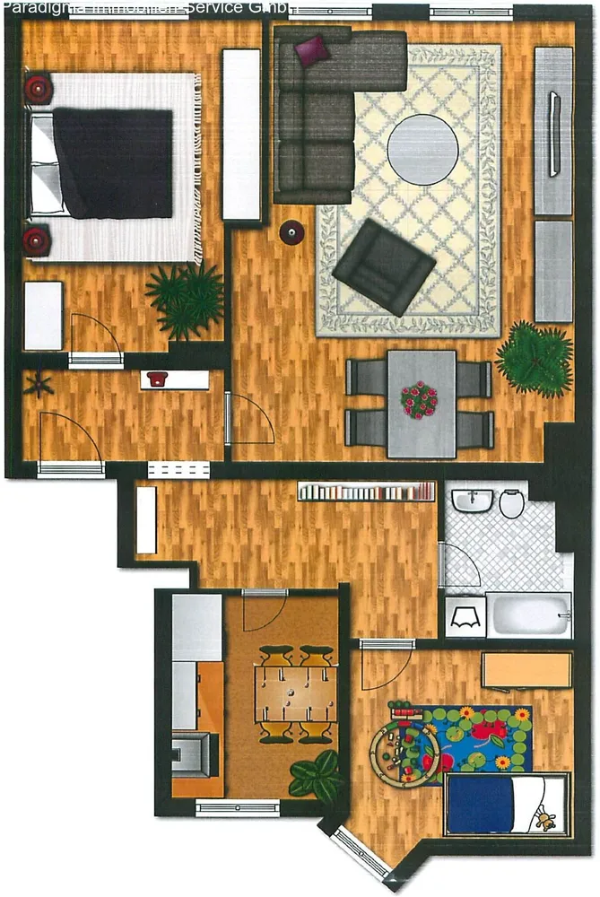 3 Zimmer Wohnung mit 84 m² in Dessau-Roßlau – Bild 1
