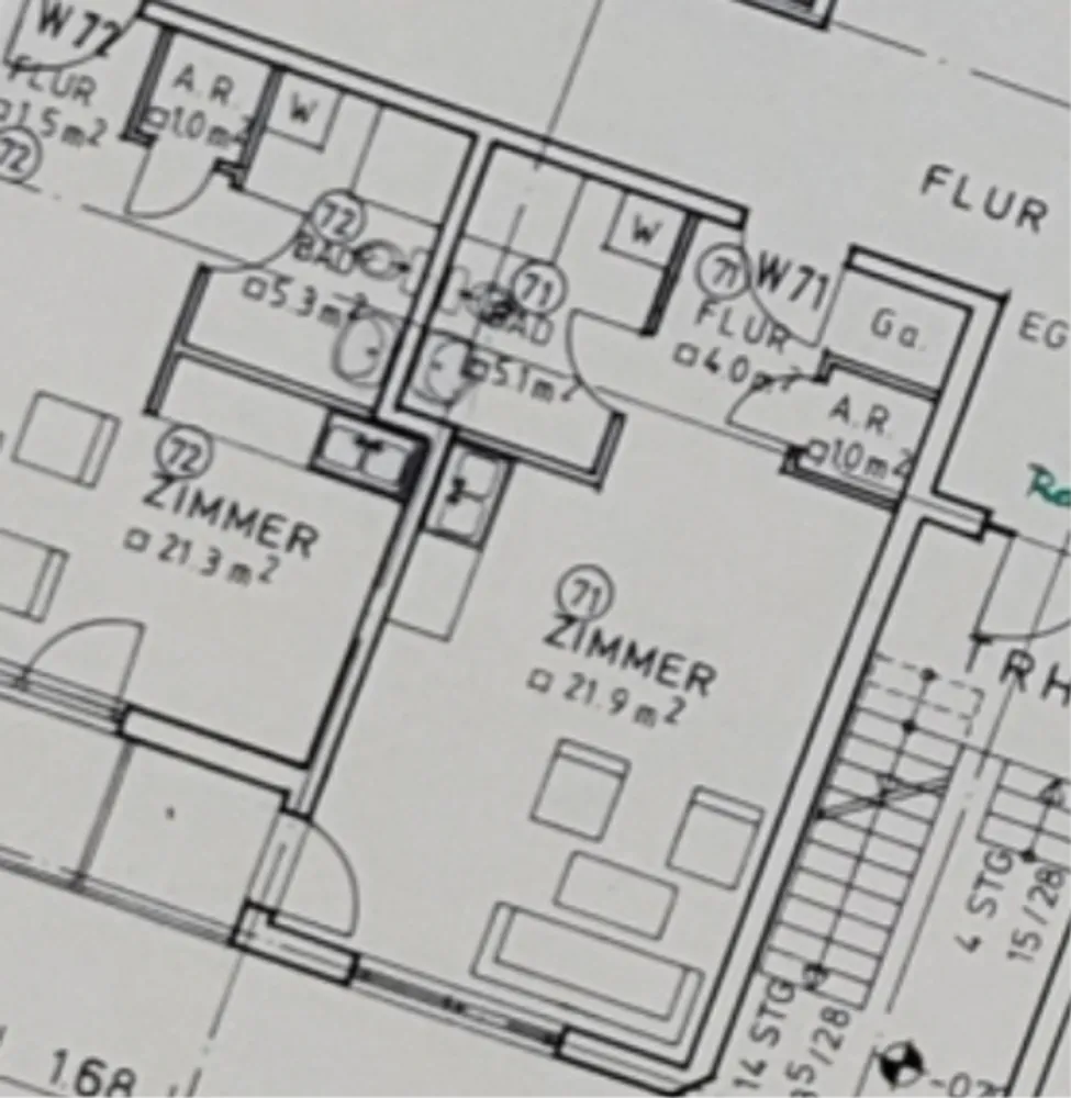 1 Zimmer Wohnung mit 32 m² in Worms – Bild 1