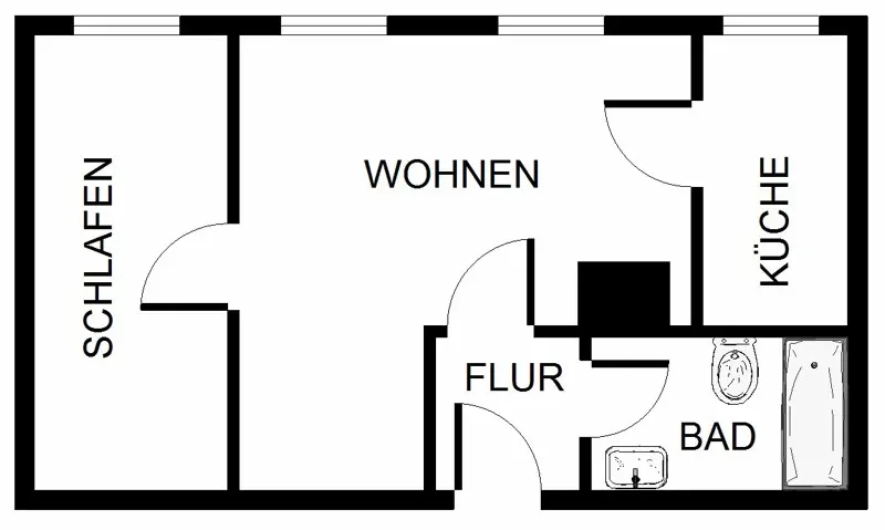 2 Zimmer Wohnung mit 36 m² in Bonn – Bild 5