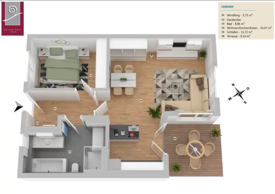 3 Zimmer Wohnung mit 80 m² in Deggendorf – Bild 3