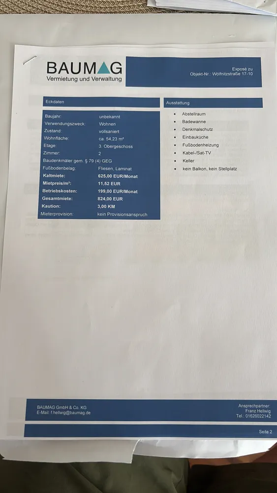 2 Zimmer Wohnung mit 54 m² in Dresden – Bild 3
