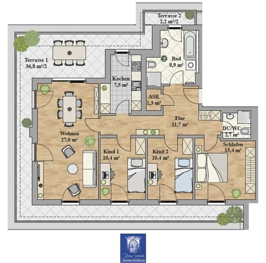 4 room apartment with 113 m² in Dresden – Photo 7