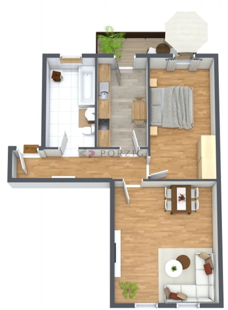 2 room apartment with 64 m² in Chemnitz – Photo 3