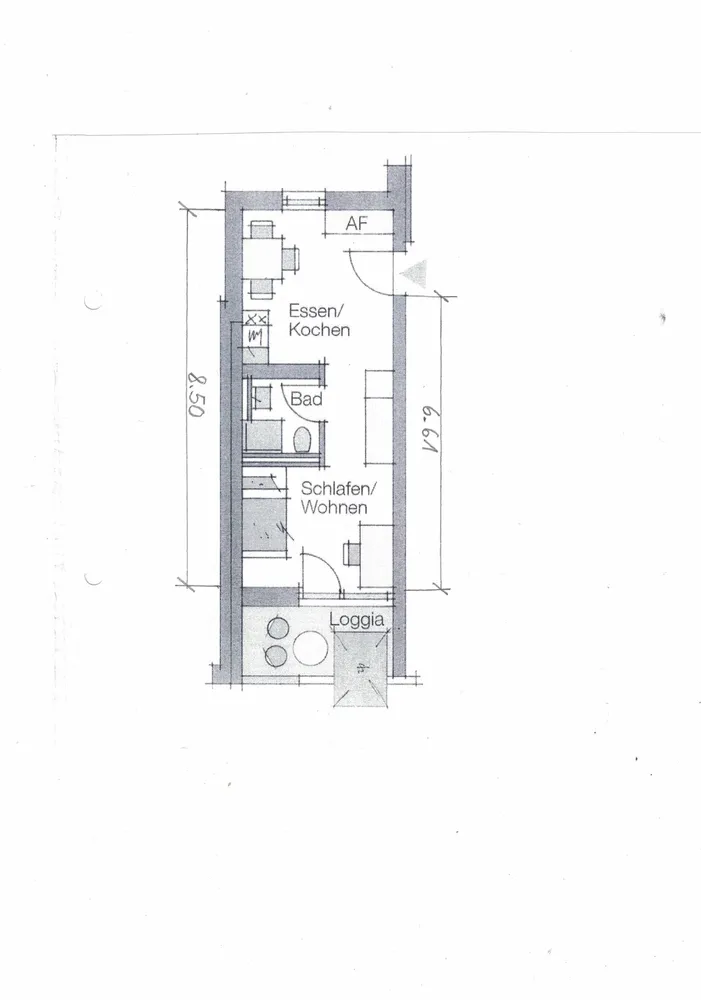 2 Zimmer Wohnung mit 30 m² in Nürnberg – Bild 9