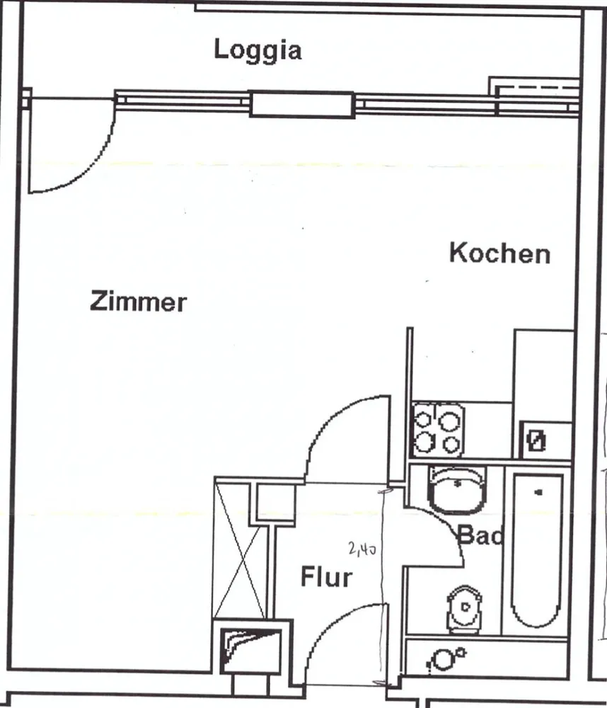 1 Zimmer Wohnung mit 38 m² in Frankfurt am Main – Bild 6