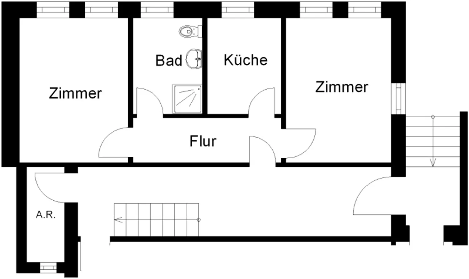 2 Zimmer Wohnung mit 54 m² in Osnabrück – Bild 2