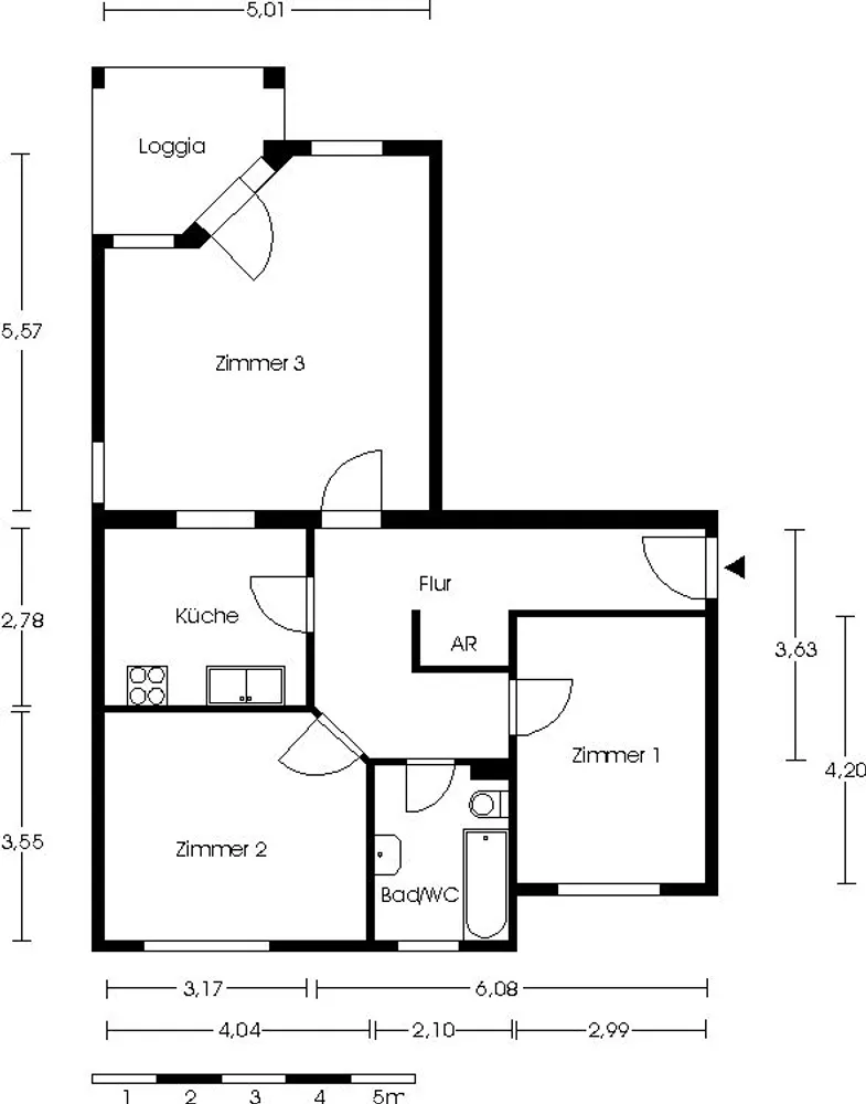 3 Zimmer Wohnung mit 81 m² in Berlin – Bild 4