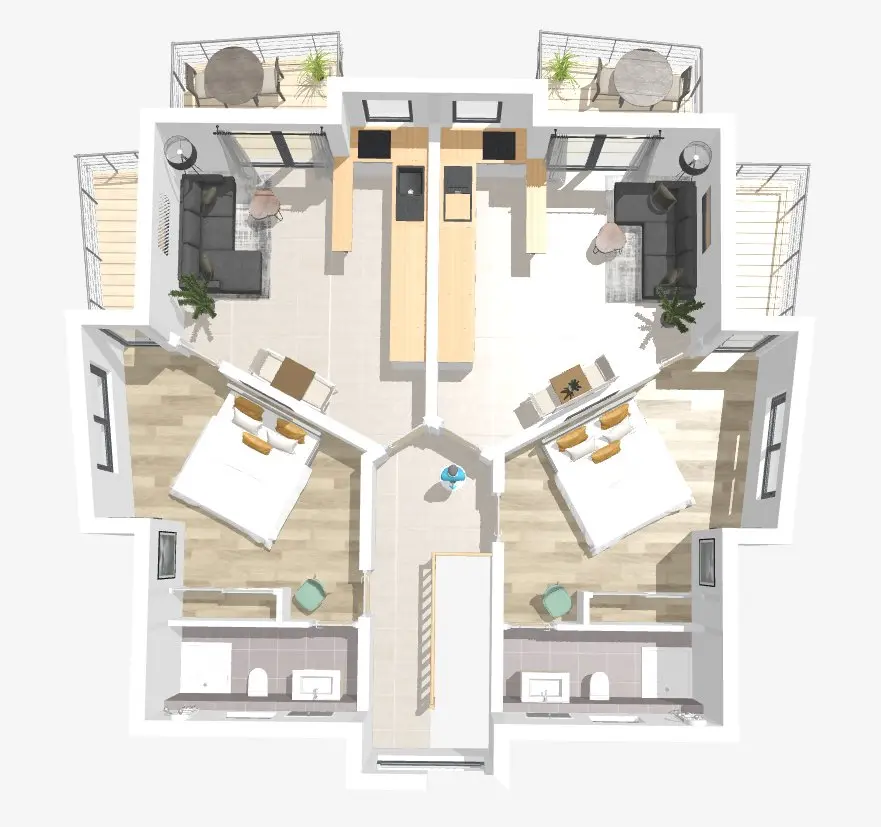 WG-Zimmer mit 53 m² in Weingarten – Bild 8