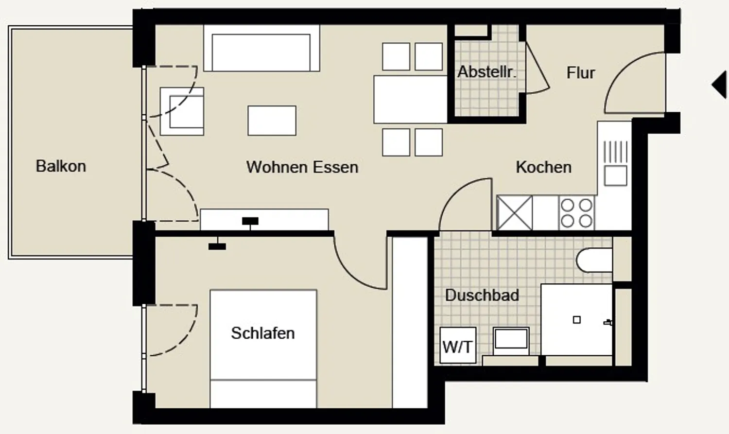 2 Zimmer Wohnung mit 54 m² in Frankfurt am Main – Bild 9