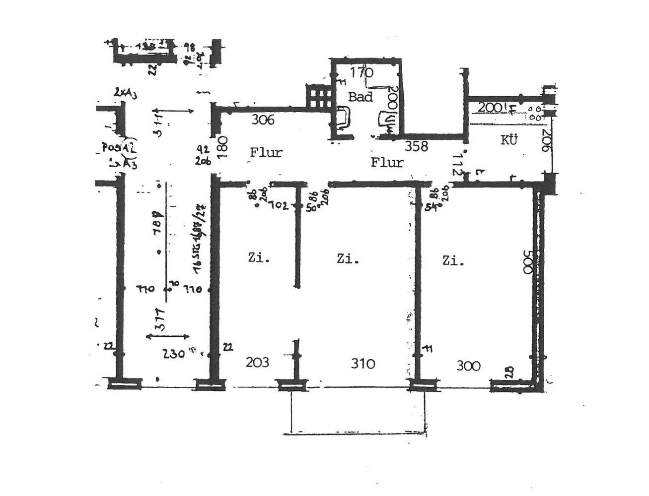 3 Zimmer Wohnung mit 58 m² in Hamburg – Bild 2