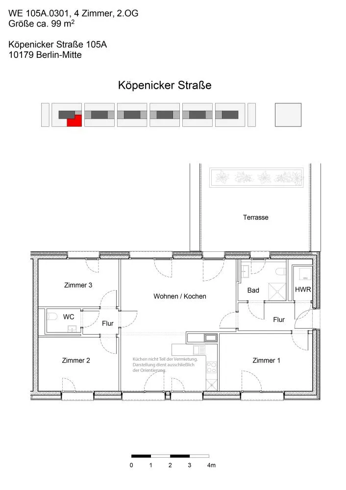 4 Zimmer Wohnung mit 99 m² in Berlin – Bild 4