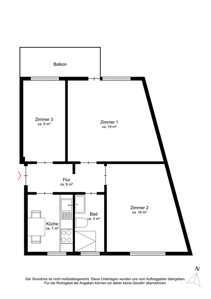 3 Zimmer Wohnung mit 66 m² in Hannover – Bild 8