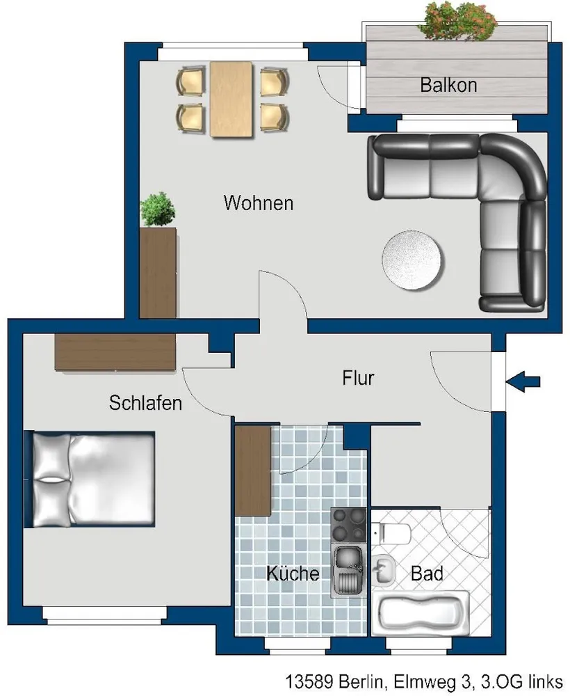 2 Zimmer Wohnung mit 62 m² in Berlin – Bild 8