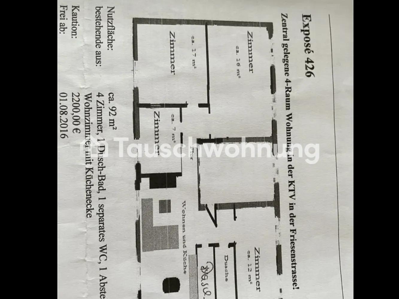 5 Zimmer Wohnung mit 92 m² in Rostock – Bild 2