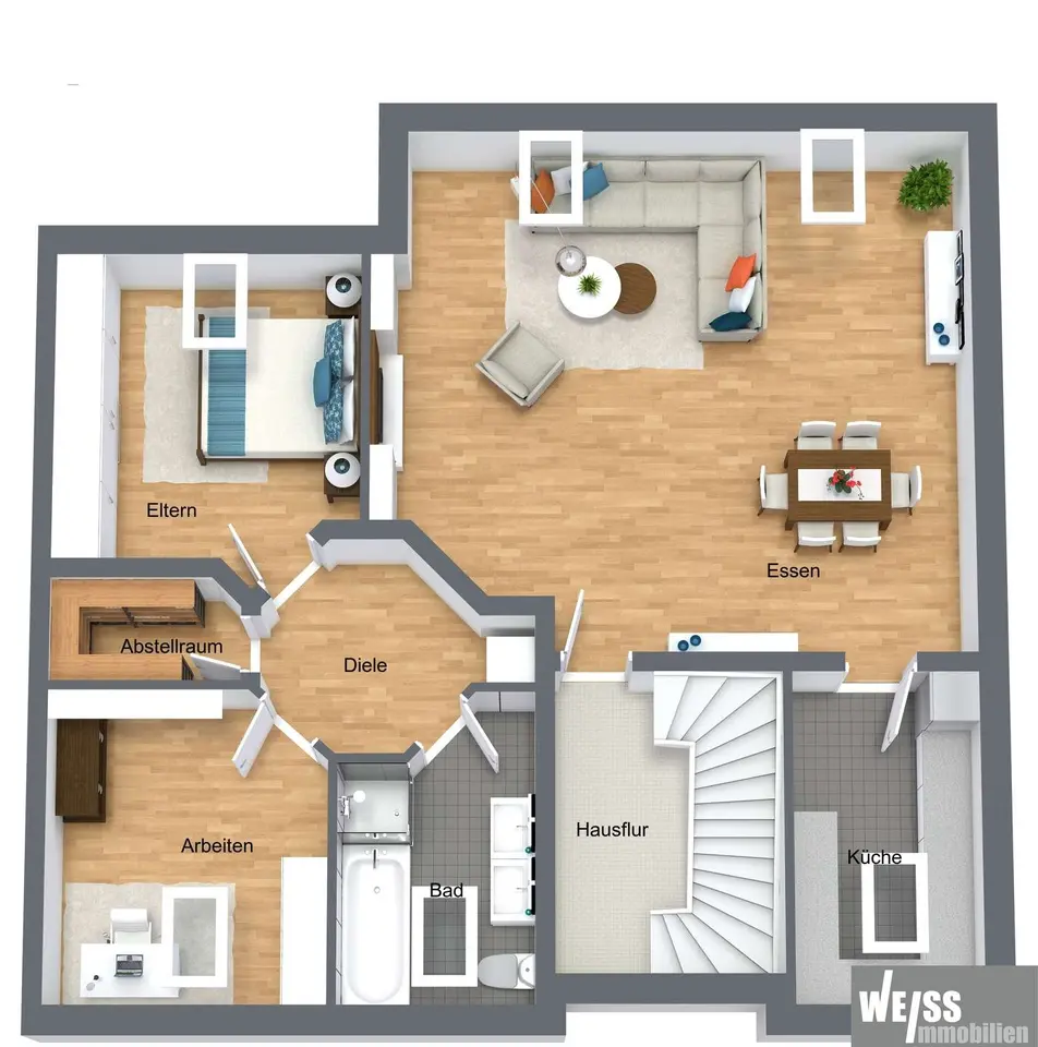 3 Zimmer Wohnung mit 80 m² in Würzburg – Bild 6