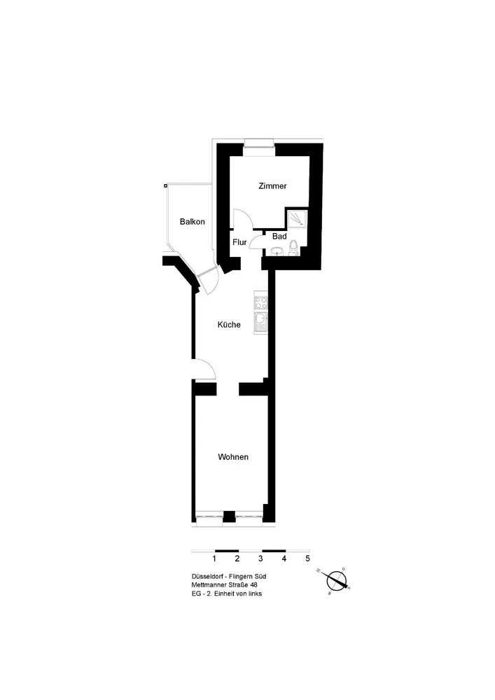 2 Zimmer Wohnung mit 47 m² in Düsseldorf – Bild 10