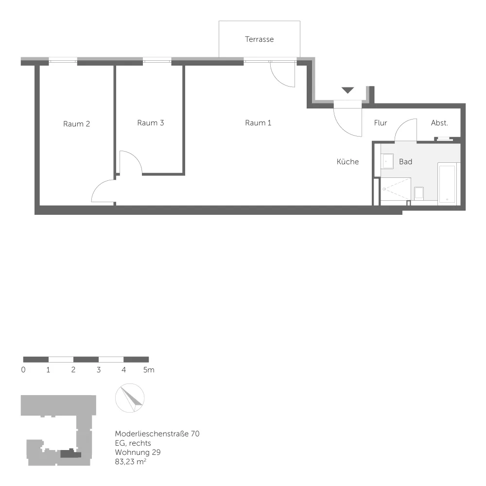 3 Zimmer Wohnung mit 83 m² in Berlin – Bild 9