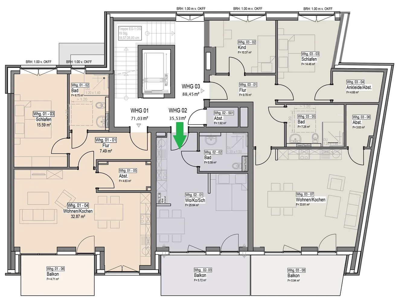 1 Zimmer Wohnung mit 36 m² in Bremen – Bild 6