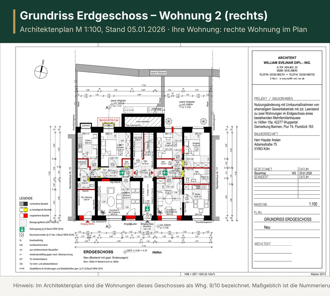 3 Zimmer Wohnung mit 66 m² in Wuppertal – Bild 4