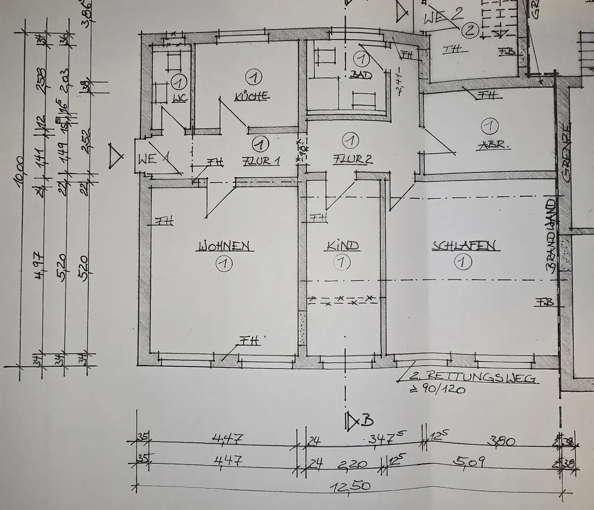 4 Zimmer Wohnung mit 100 m² in Hamm – Bild 3