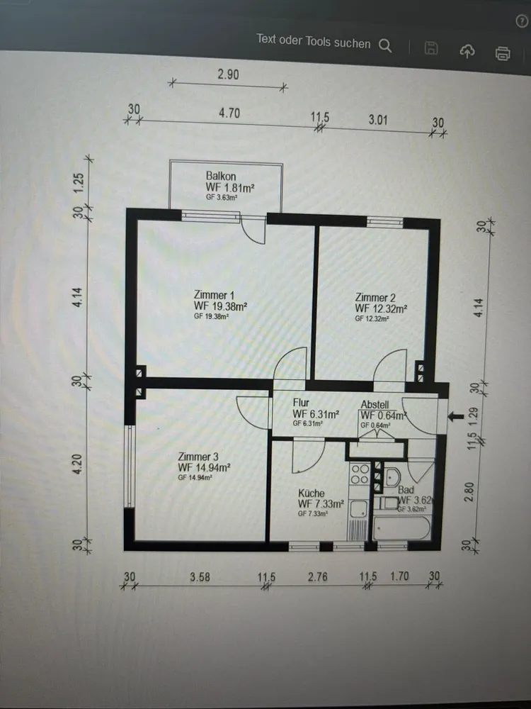 3 room apartment with 66 m² in Cologne – Photo 7