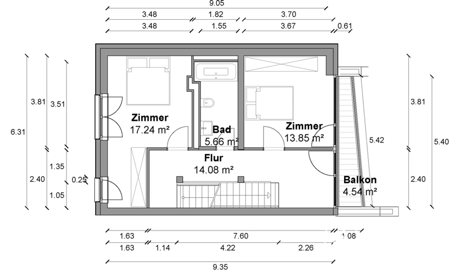 5 Zimmer Wohnung mit 250 m² in Berlin – Bild 12