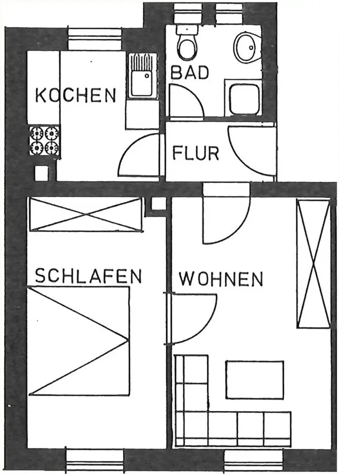2 Zimmer Wohnung mit 40 m² in Nürnberg – Bild 7