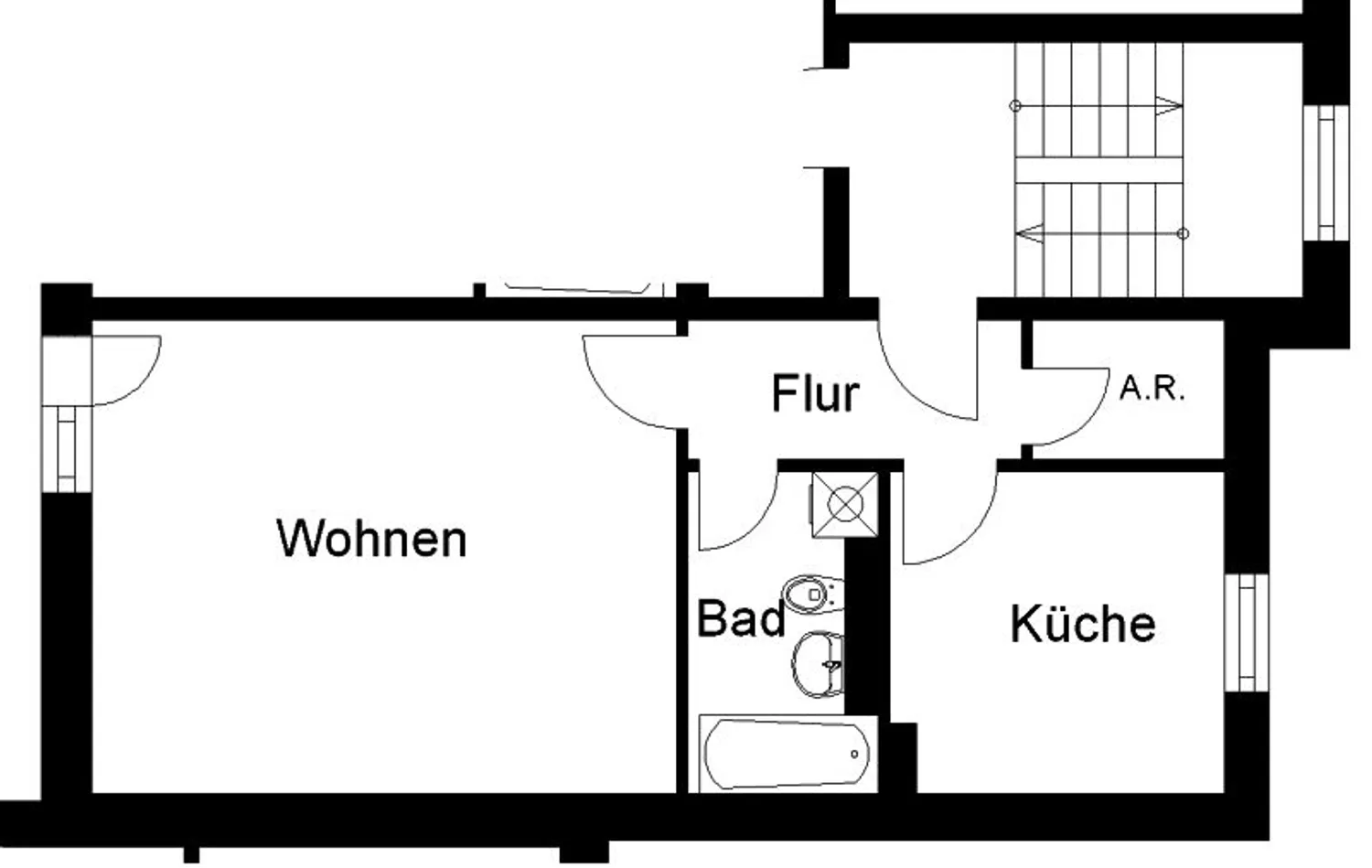 1 room apartment with 41 m² in Cologne – Photo 2