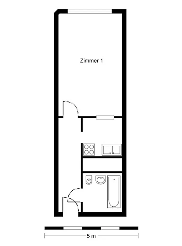 1 Zimmer Wohnung mit 34 m² in Berlin – Bild 4
